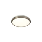 NL77569 Mama Bathroom Ceiling  Light LED Satin Nickel/White