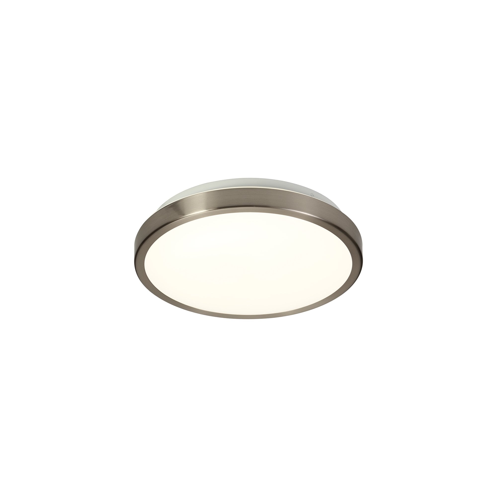 NL77569 Mama Bathroom Ceiling  Light LED Satin Nickel/White