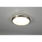 NL77569 Mama Bathroom Ceiling  Light LED Satin Nickel/White