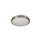 NL77569 Mama Bathroom Ceiling  Light LED Satin Nickel/White