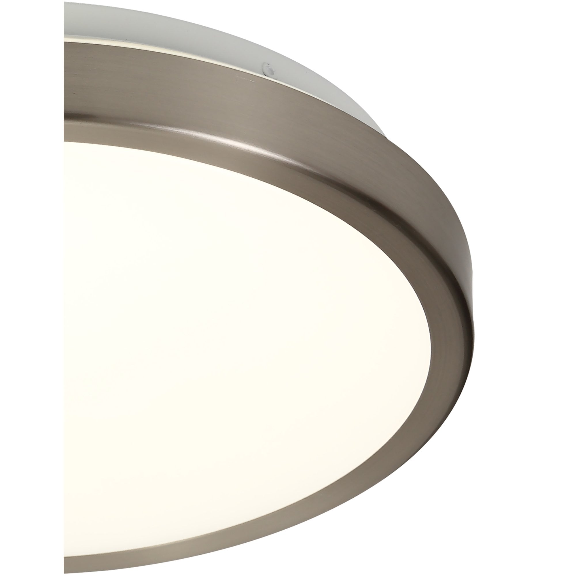 NL77569 Mama Bathroom Ceiling  Light LED Satin Nickel/White