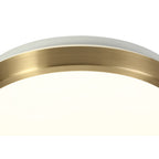 NL77579 Mama Bathroom Ceiling  Light LED Soft Bronze/White