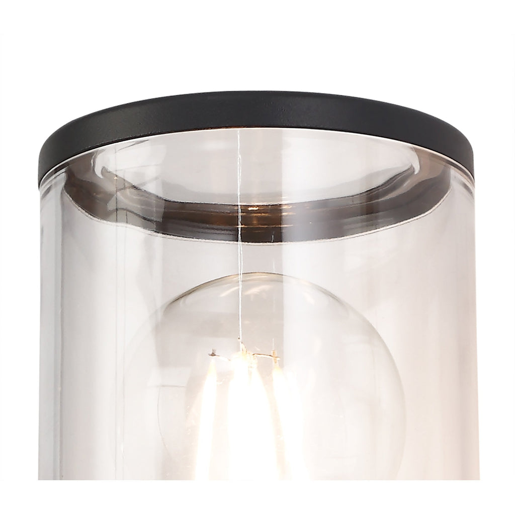 NL7775/CL9 Marc Outdoor Wall Lamp 1 Light Anthracite/Clear