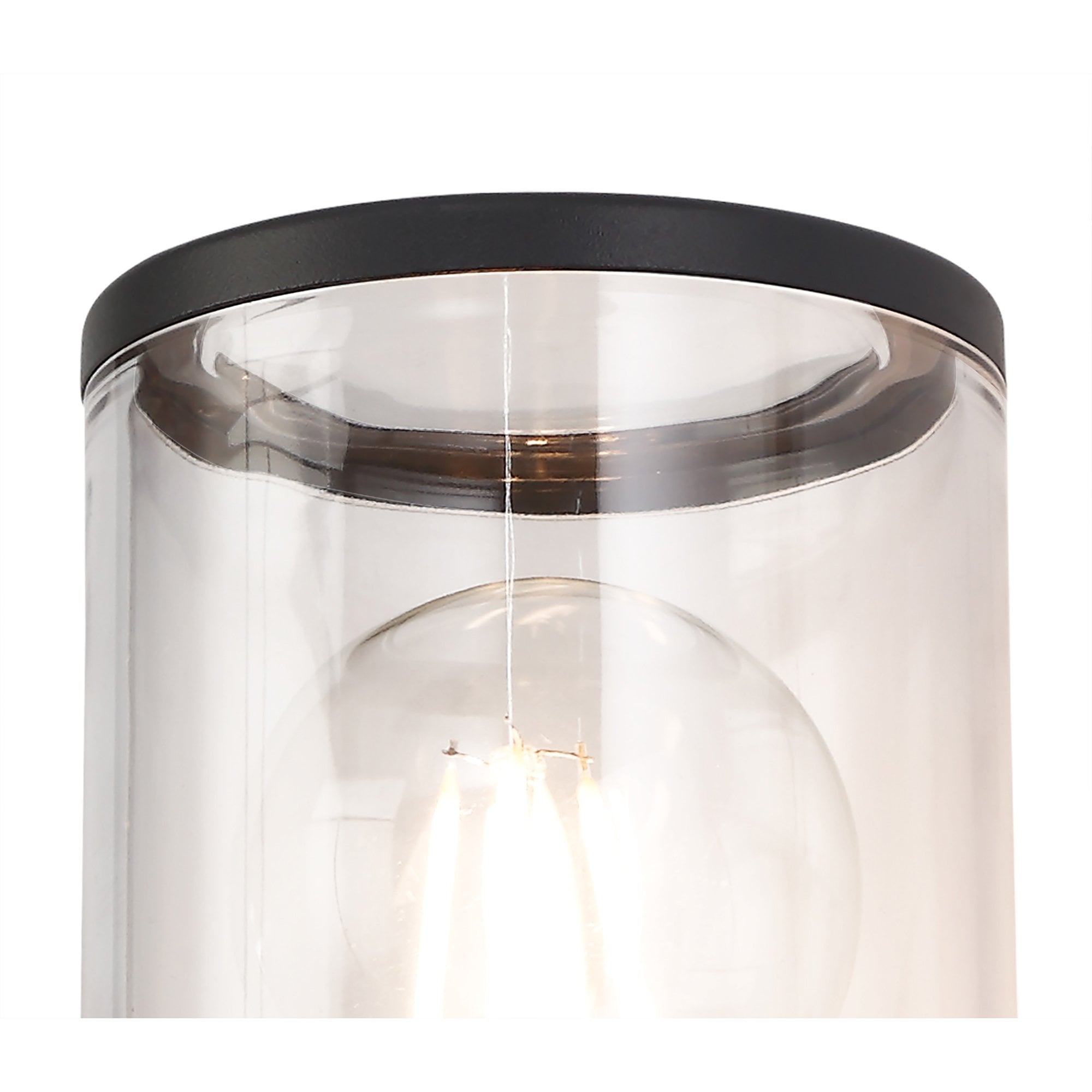 NL7775/CL9 Marc Outdoor Wall Lamp 1 Light Anthracite/Clear