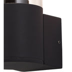 NL7775/CL9 Marc Outdoor Wall Lamp 1 Light Anthracite/Clear