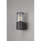 NL7775/CL9 Marc Outdoor Wall Lamp 1 Light Anthracite/Clear