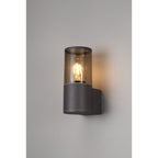 NL7775/SM9 Marc Outdoor Wall Lamp 1 Light Anthracite/Smoked
