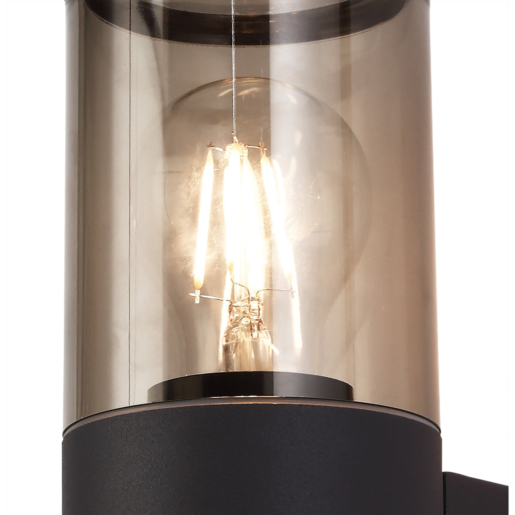 NL7775/SM9 Marc Outdoor Wall Lamp 1 Light Anthracite/Smoked