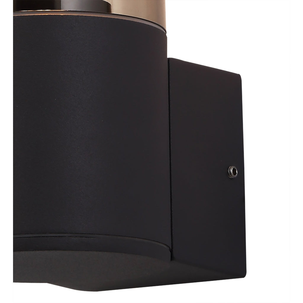 NL7775/SM9 Marc Outdoor Wall Lamp 1 Light Anthracite/Smoked