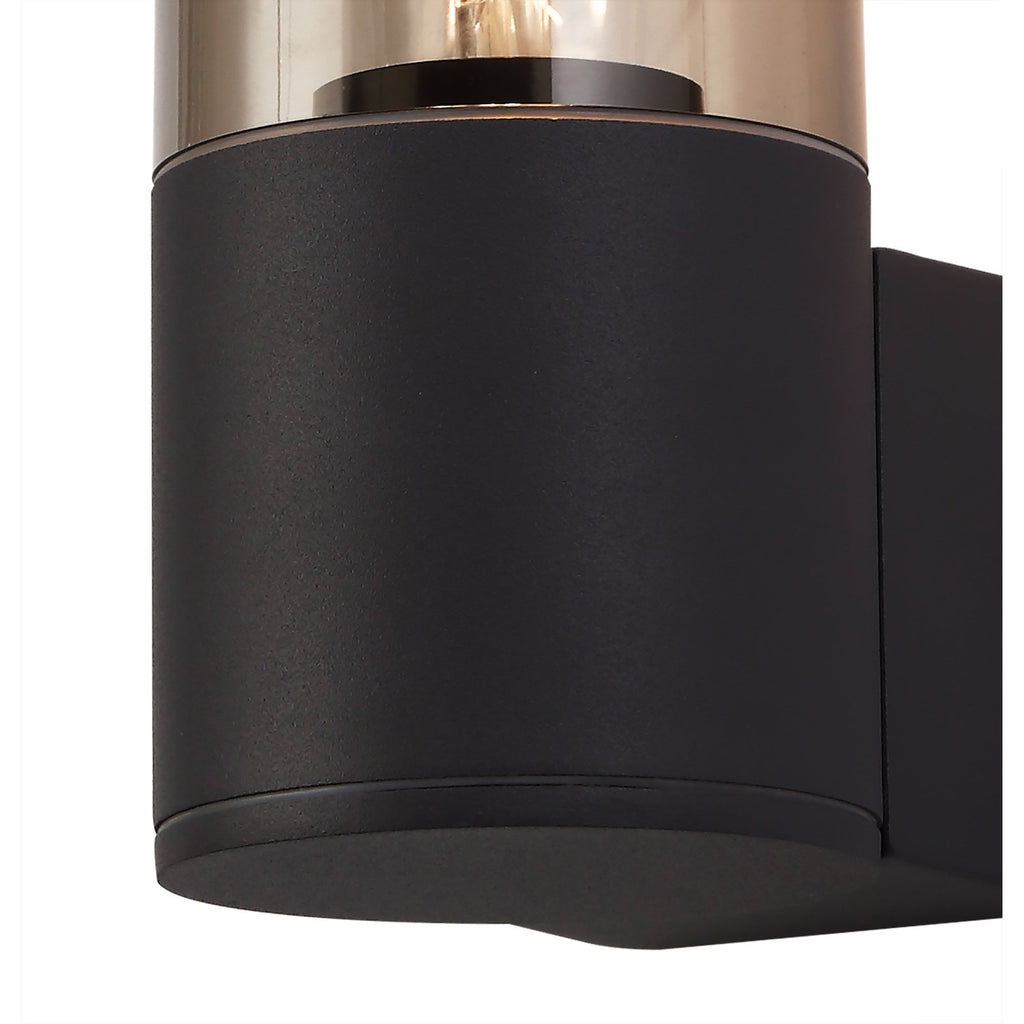 NL7775/SM9 Marc Outdoor Wall Lamp 1 Light Anthracite/Smoked