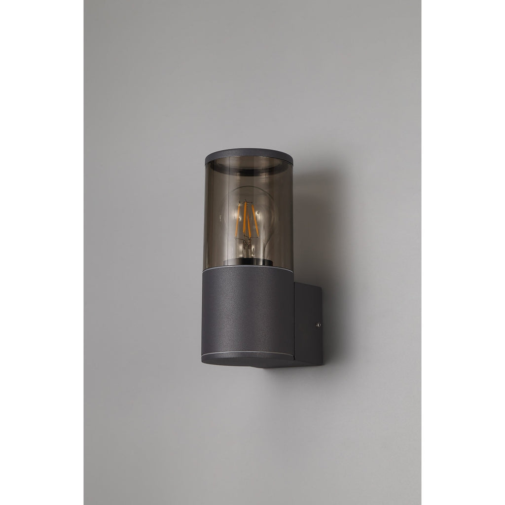 NL7775/SM9 Marc Outdoor Wall Lamp 1 Light Anthracite/Smoked