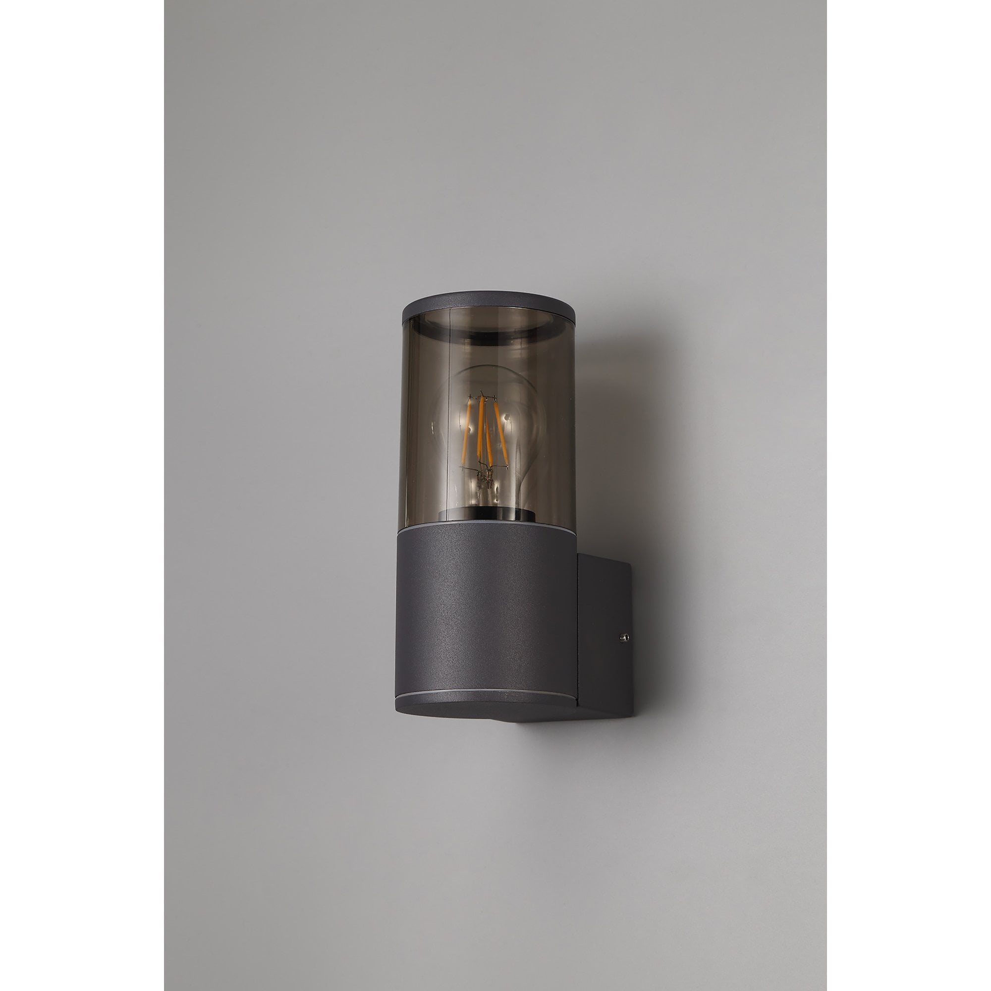 NL7775/SM9 Marc Outdoor Wall Lamp 1 Light Anthracite/Smoked