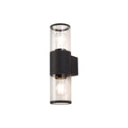 NL7776/CL9 Marc Outdoor Wall Lamp 2 Light Anthracite/Clear