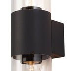 NL7776/CL9 Marc Outdoor Wall Lamp 2 Light Anthracite/Clear