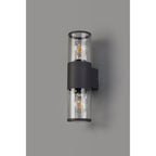 NL7776/CL9 Marc Outdoor Wall Lamp 2 Light Anthracite/Clear