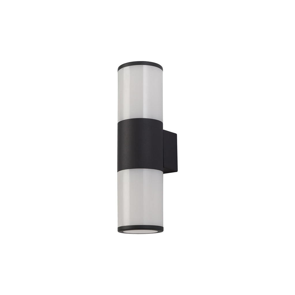 NL7776/OP9 Marc Outdoor Wall Lamp 2 Light Anthracite/Opal