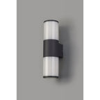 NL7776/OP9 Marc Outdoor Wall Lamp 2 Light Anthracite/Opal