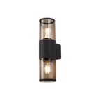 NL7776/SM9 Marc Outdoor Wall Lamp 2 Light Anthracite/Smoked