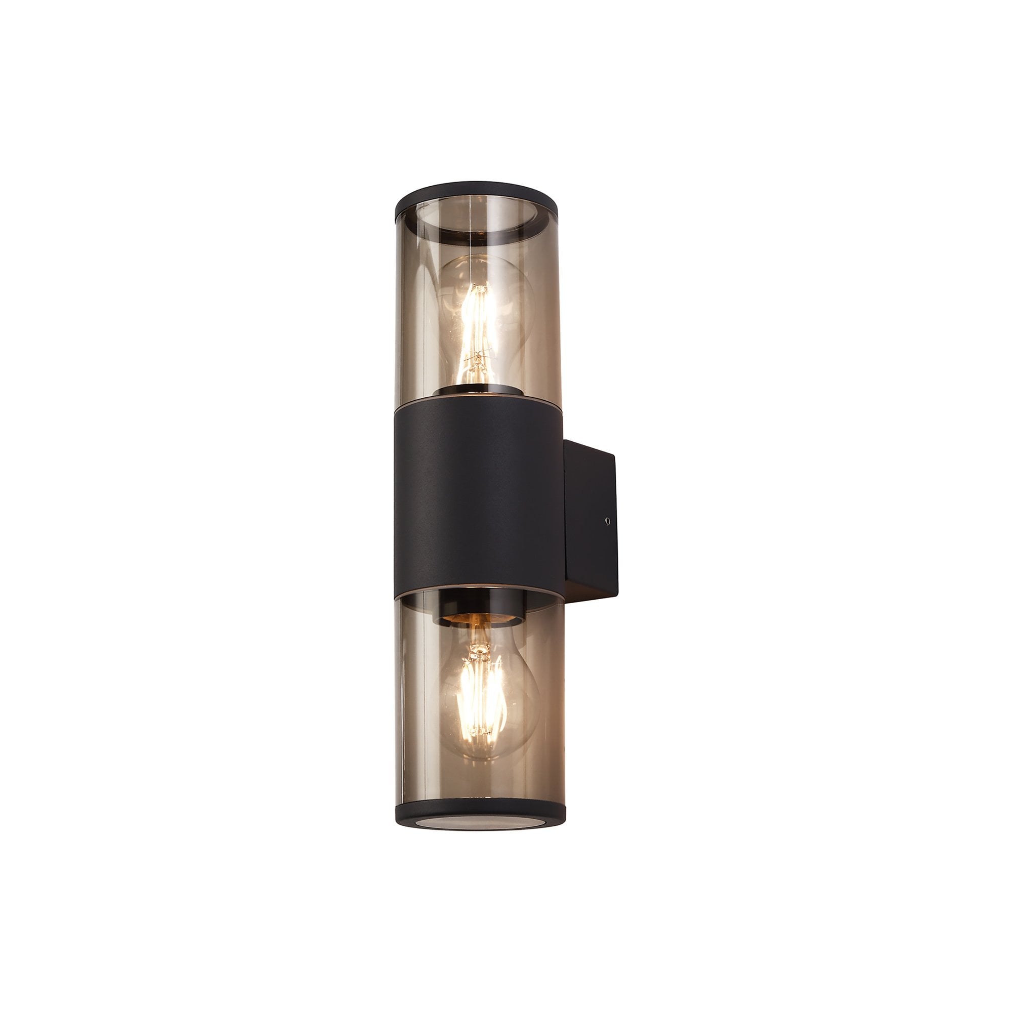 Marc Outdoor Wall  Lamp 2 Light Anthracite/Smoked