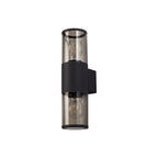NL7776/SM9 Marc Outdoor Wall Lamp 2 Light Anthracite/Smoked