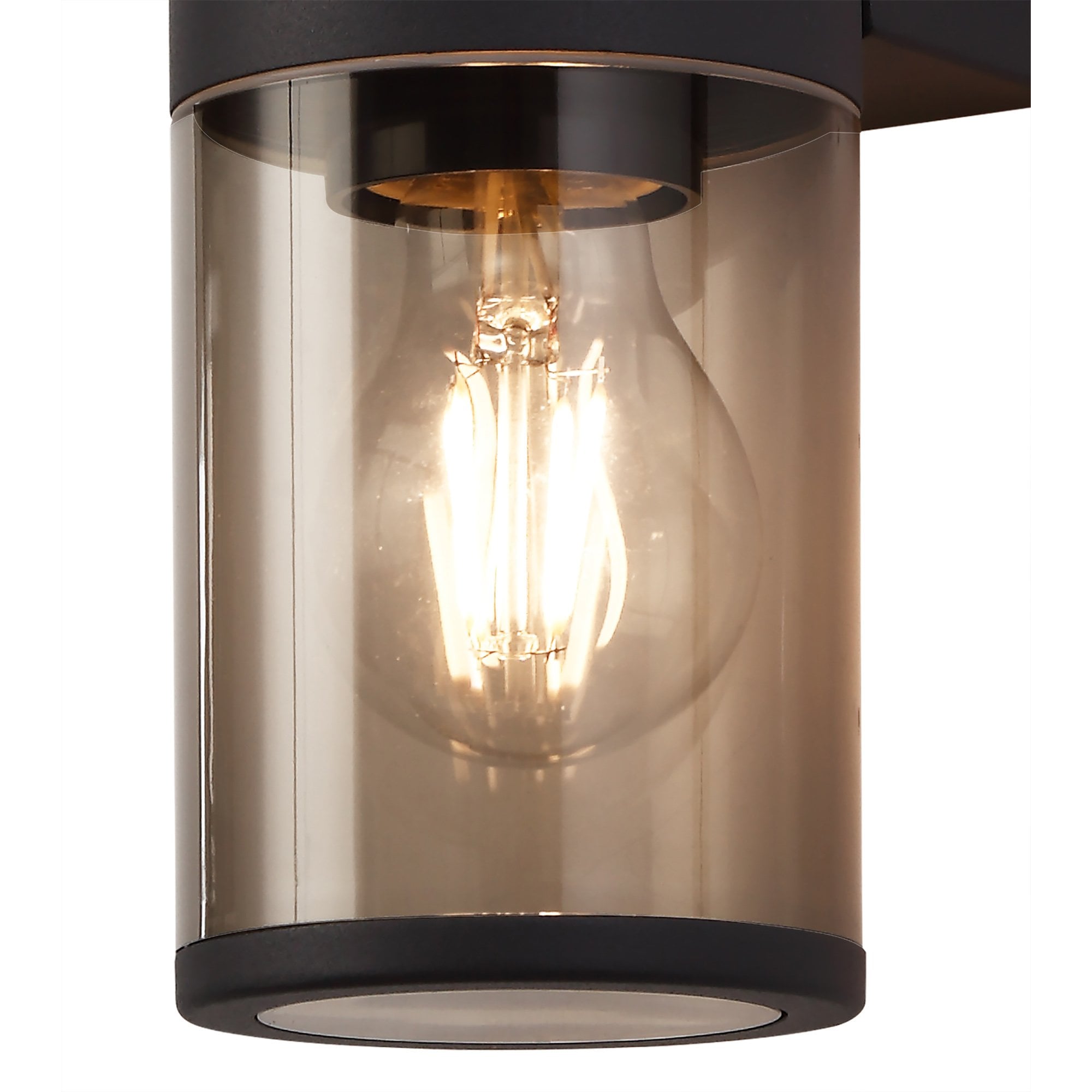 Marc Outdoor Wall  Lamp 2 Light Anthracite/Smoked