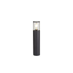 NL7777/CL9 Marc Outdoor 45cm Post Lamp 1 Light Anthracite/Clear