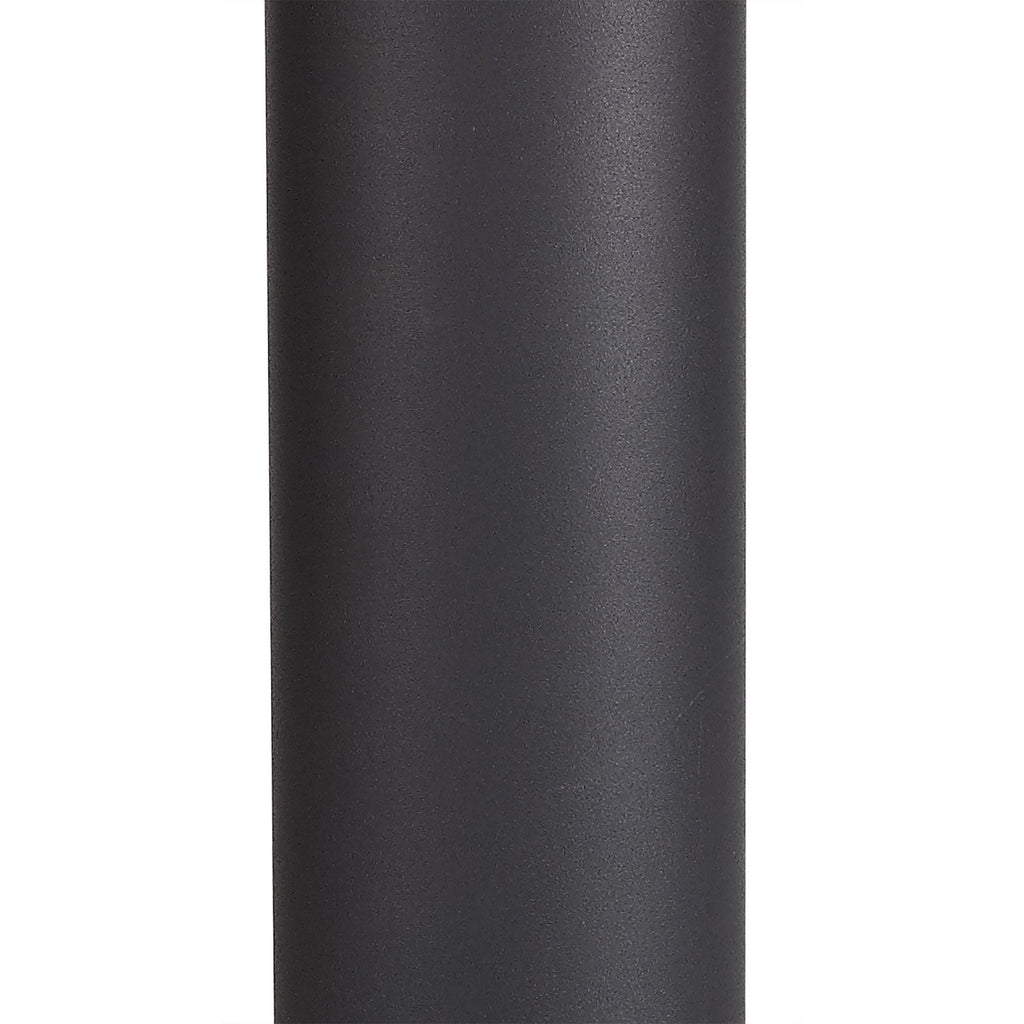 NL7777/CL9 Marc Outdoor 45cm Post Lamp 1 Light Anthracite/Clear