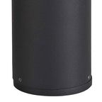 NL7777/CL9 Marc Outdoor 45cm Post Lamp 1 Light Anthracite/Clear