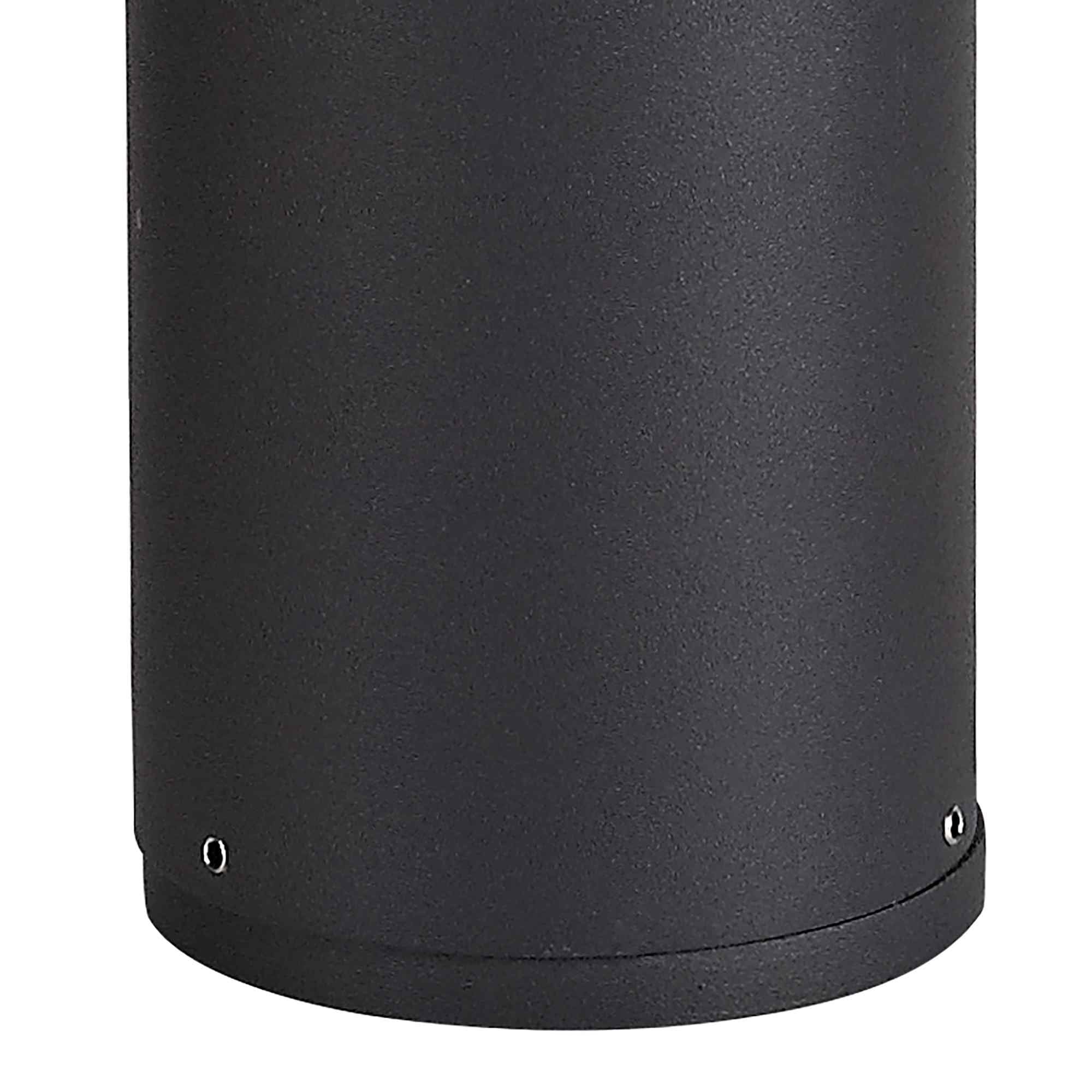 NL7777/CL9 Marc Outdoor 45cm Post Lamp 1 Light Anthracite/Clear