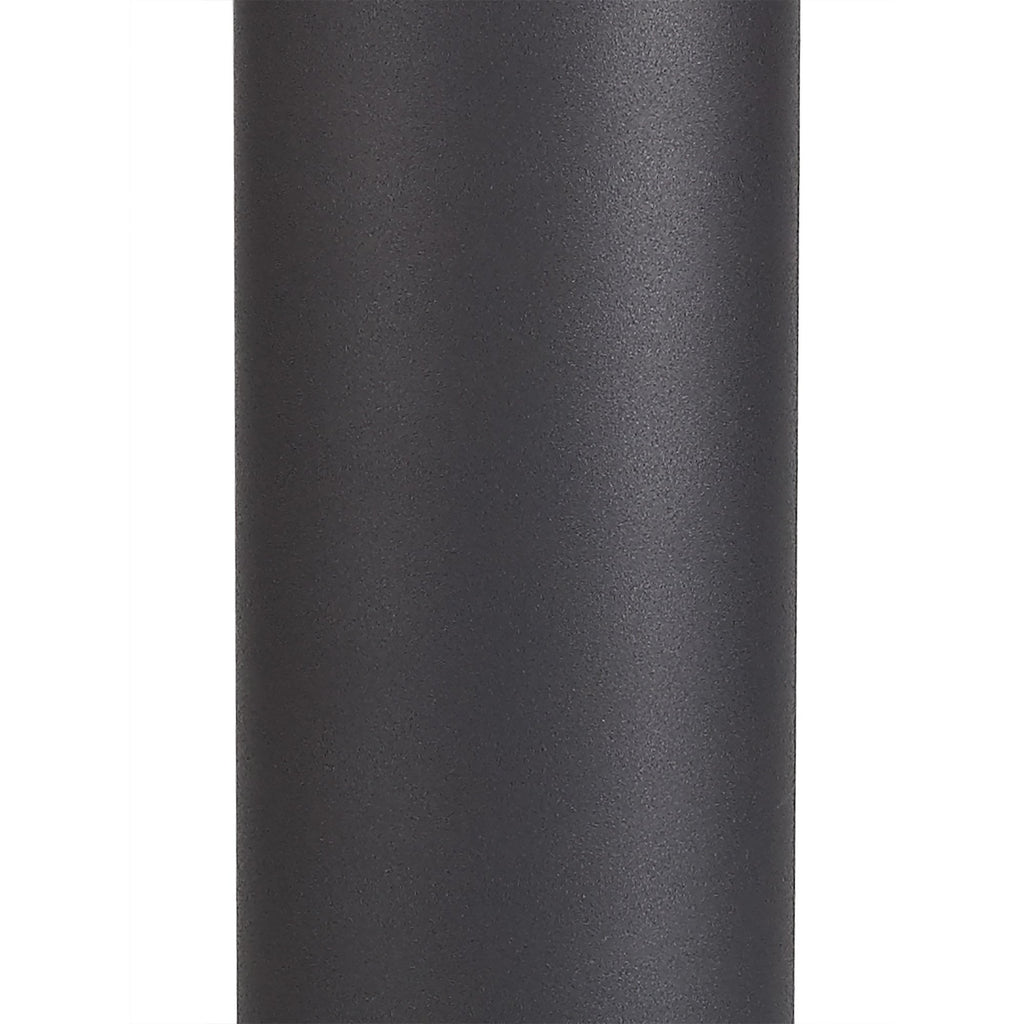 NL7777/OP9 Marc Outdoor 45cm Post Lamp 1 Light Anthracite/Opal