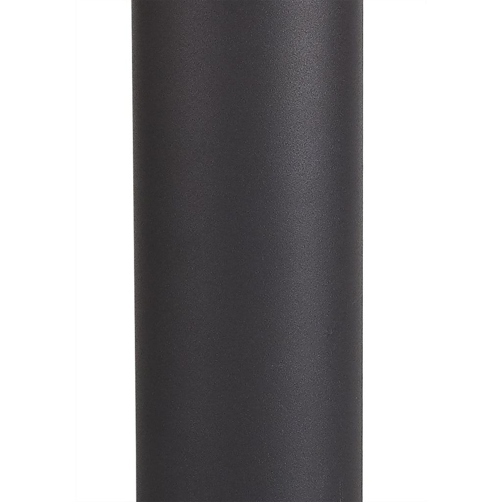NL7777/SM9 Marc Outdoor 45cm Post Lamp 1 Light Anthracite/Smoked