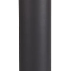 NL7777/SM9 Marc Outdoor 45cm Post Lamp 1 Light Anthracite/Smoked
