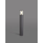 NL7778/CL9 Marc Outdoor 65cm Post Lamp 1 Light Anthracite/Clear