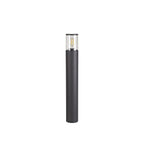 NL7778/CL9 Marc Outdoor 65cm Post Lamp 1 Light Anthracite/Clear