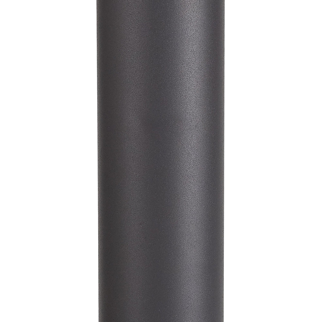 NL7778/CL9 Marc Outdoor 65cm Post Lamp 1 Light Anthracite/Clear