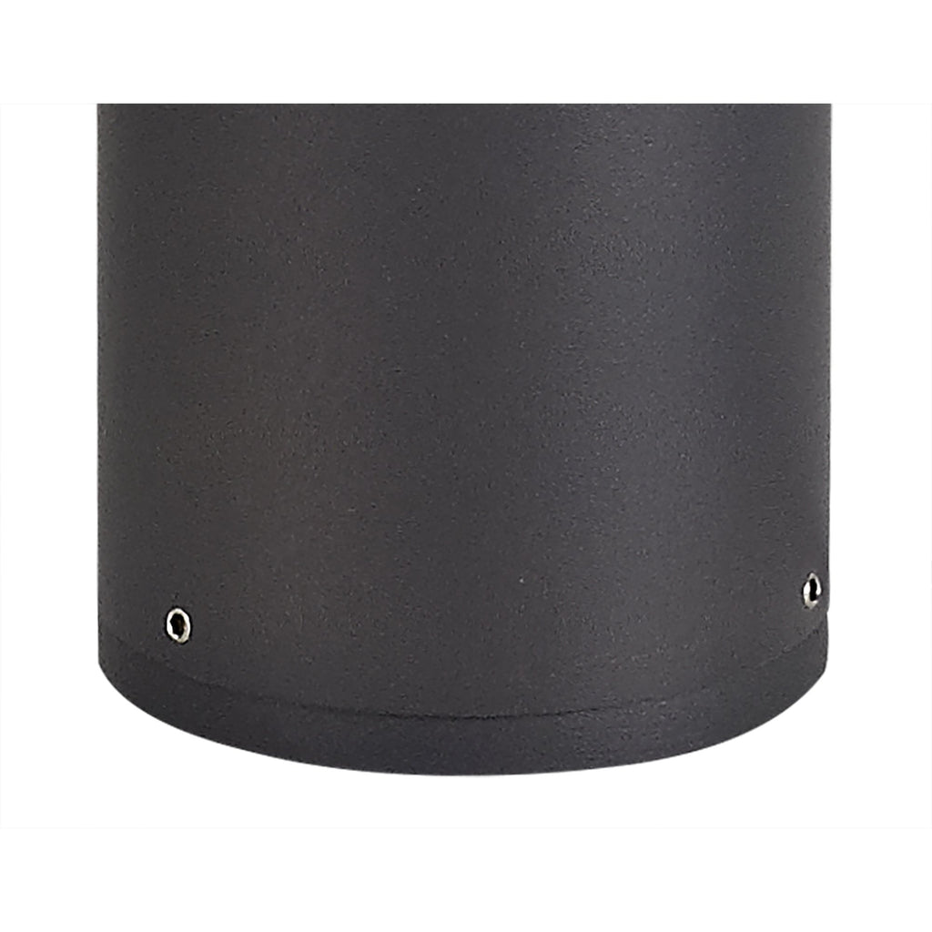 NL7778/CL9 Marc Outdoor 65cm Post Lamp 1 Light Anthracite/Clear