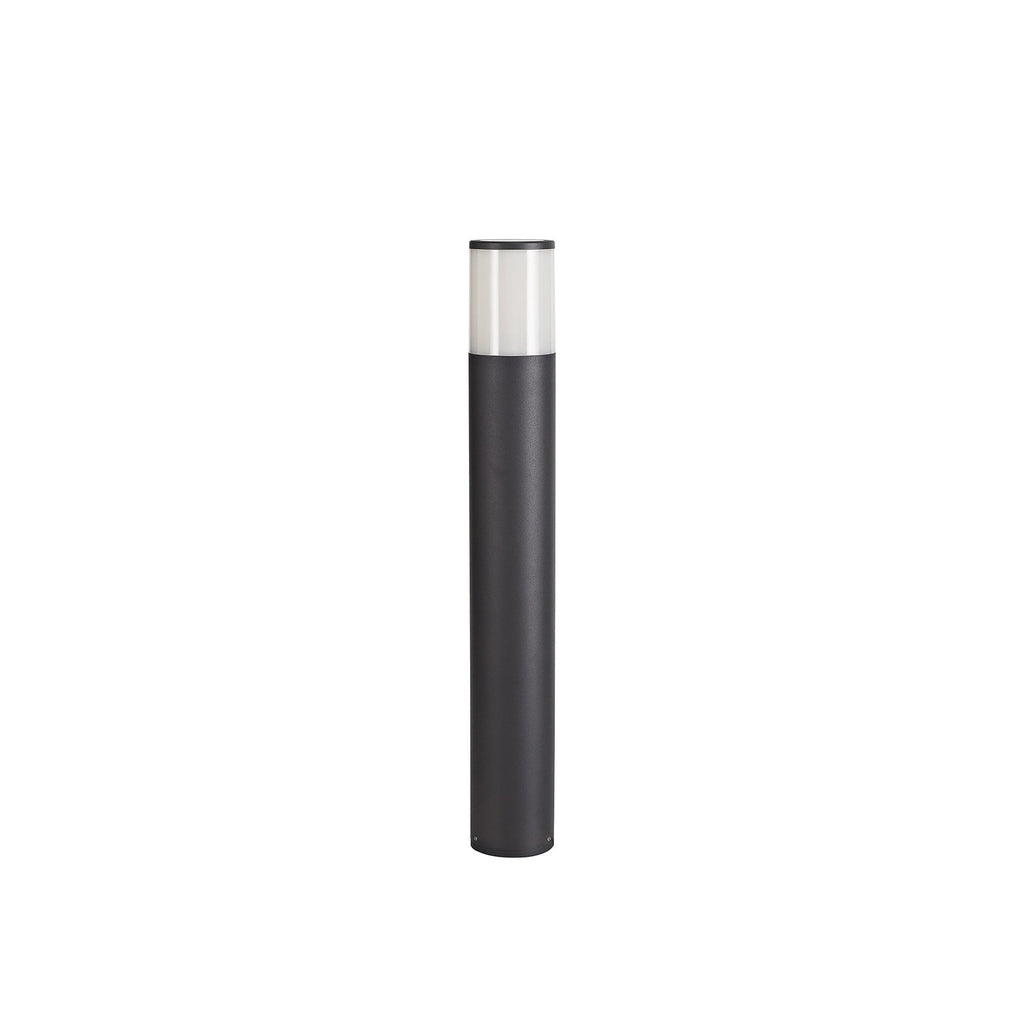 NL7778/OP9 Marc Outdoor 65cm Post Lamp 1 Light Anthracite/Opal