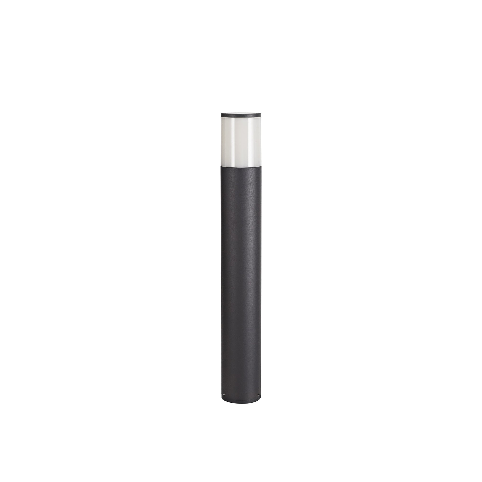 NL7778/OP9 Marc Outdoor 65cm Post Lamp 1 Light Anthracite/Opal