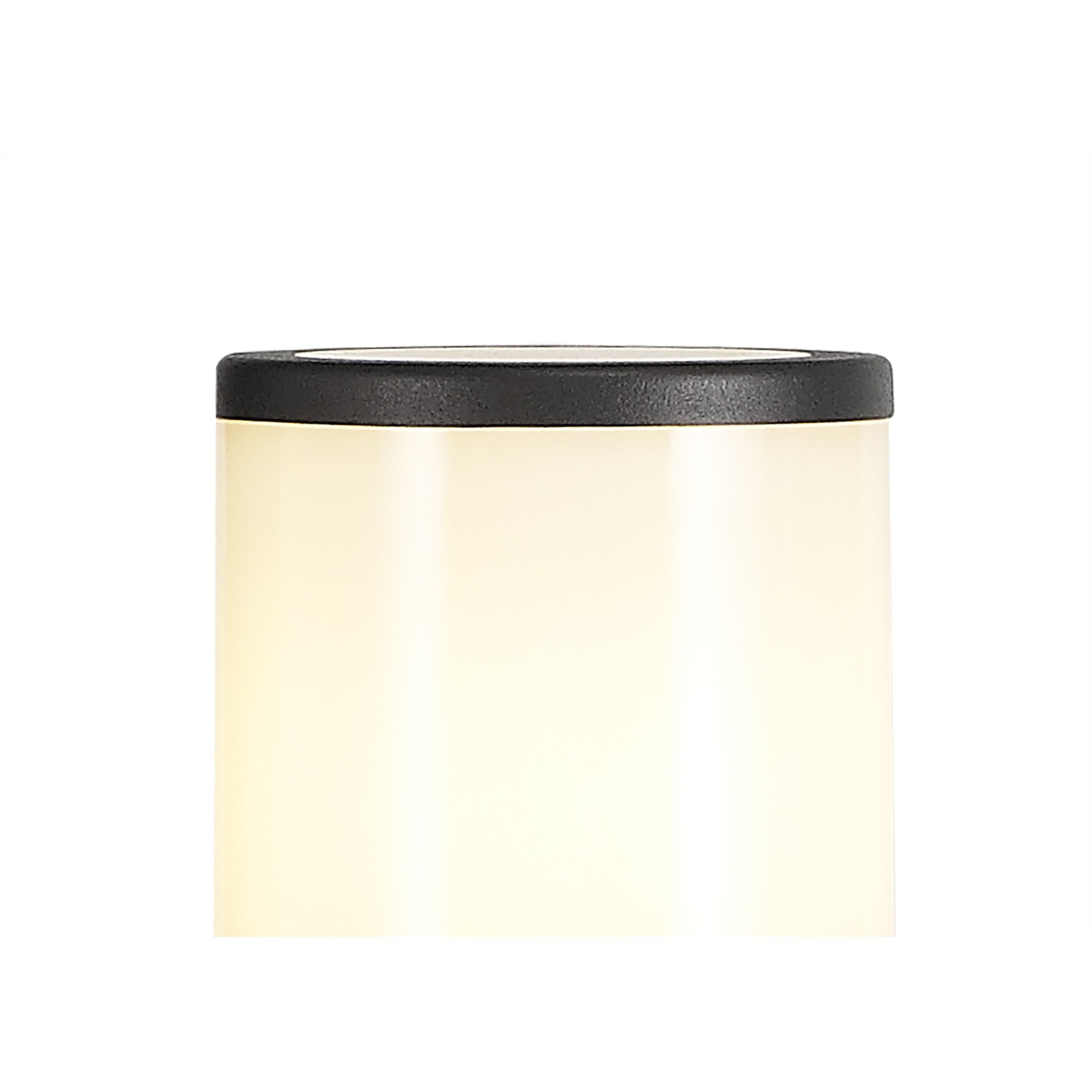 NL7778/OP9 Marc Outdoor 65cm Post Lamp 1 Light Anthracite/Opal