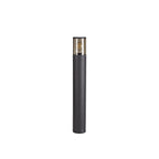 NL7778/SM9 Marc Outdoor 65cm Post Lamp 1 Light Anthracite/Smoked