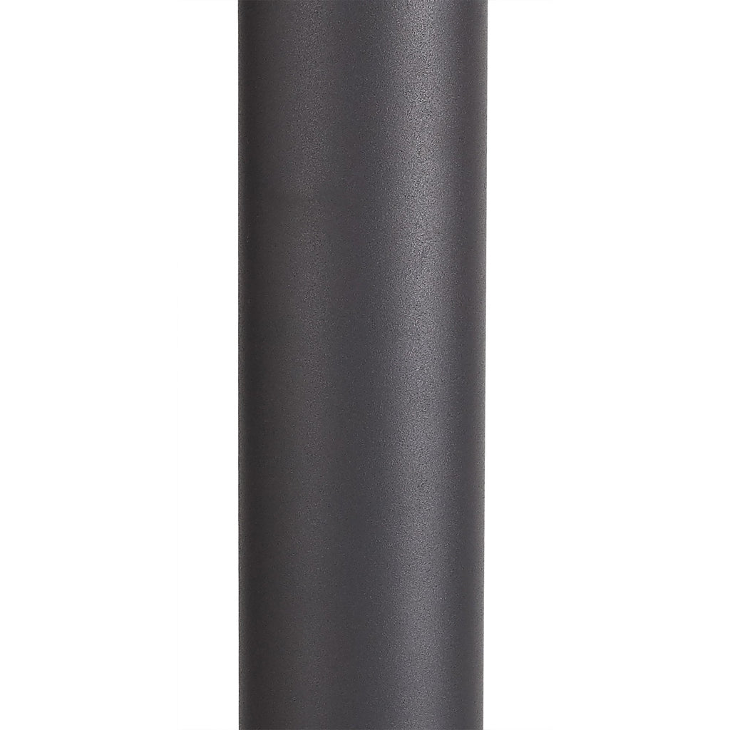 NL7778/SM9 Marc Outdoor 65cm Post Lamp 1 Light Anthracite/Smoked