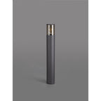 NL7778/SM9 Marc Outdoor 65cm Post Lamp 1 Light Anthracite/Smoked