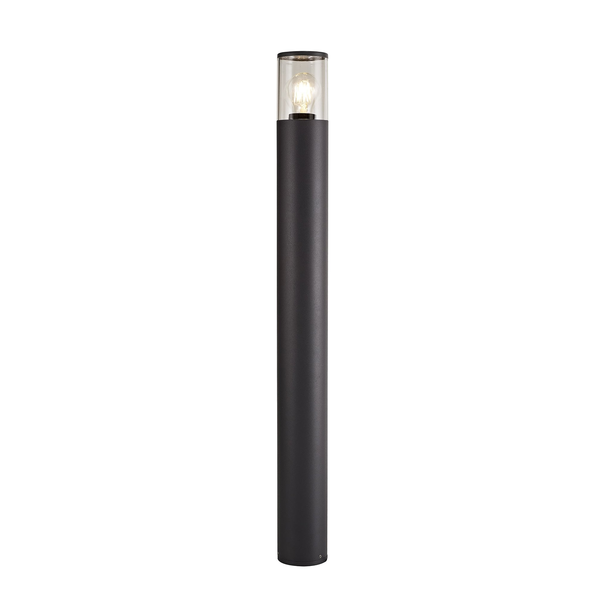 NL7779/CL9 Marc Outdoor 90cm Post Lamp 1 Light Anthracite/Clear