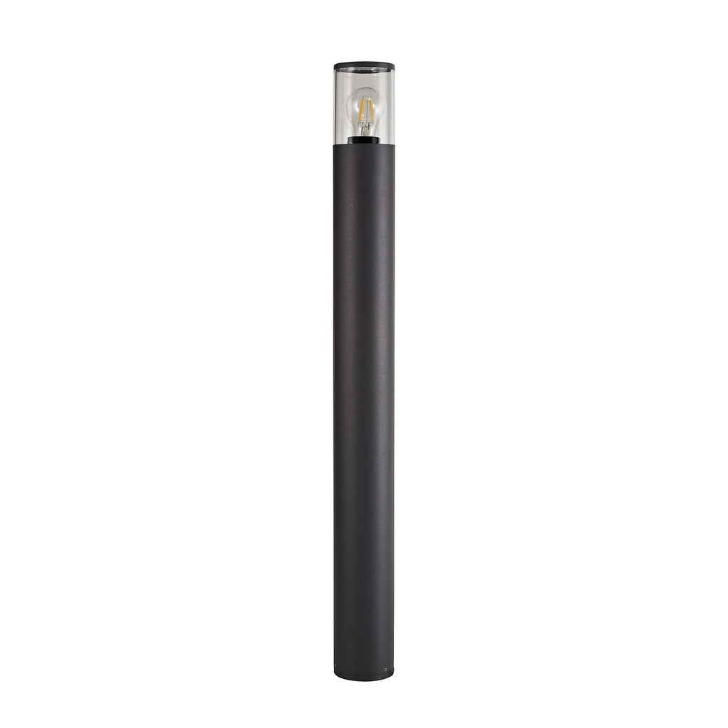 NL7779/CL9 Marc Outdoor 90cm Post Lamp 1 Light Anthracite/Clear