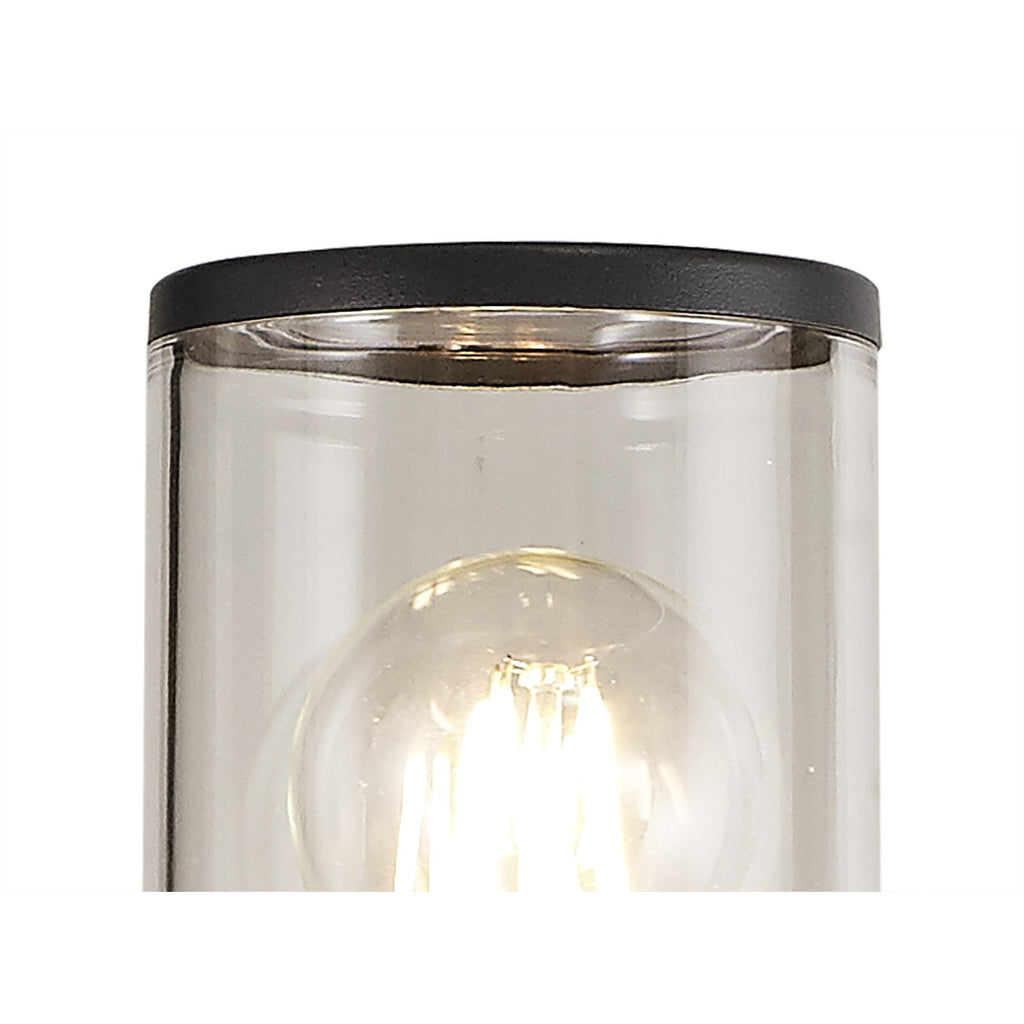 NL7779/CL9 Marc Outdoor 90cm Post Lamp 1 Light Anthracite/Clear