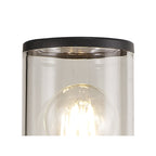 NL7779/CL9 Marc Outdoor 90cm Post Lamp 1 Light Anthracite/Clear