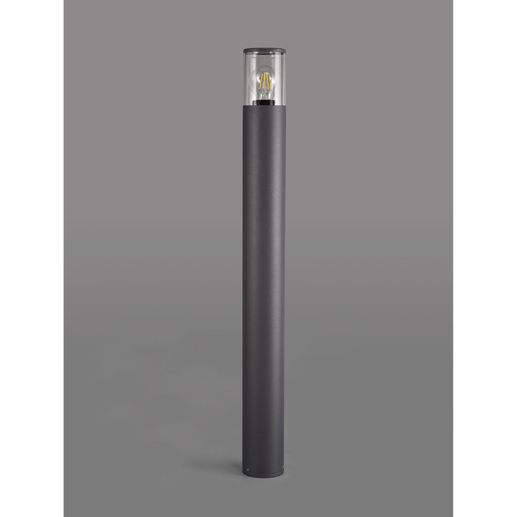 NL7779/CL9 Marc Outdoor 90cm Post Lamp 1 Light Anthracite/Clear