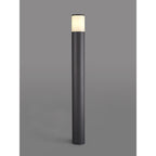 NL7779/OP9 Marc Outdoor 90cm Post Lamp 1 Light Anthracite/Opal
