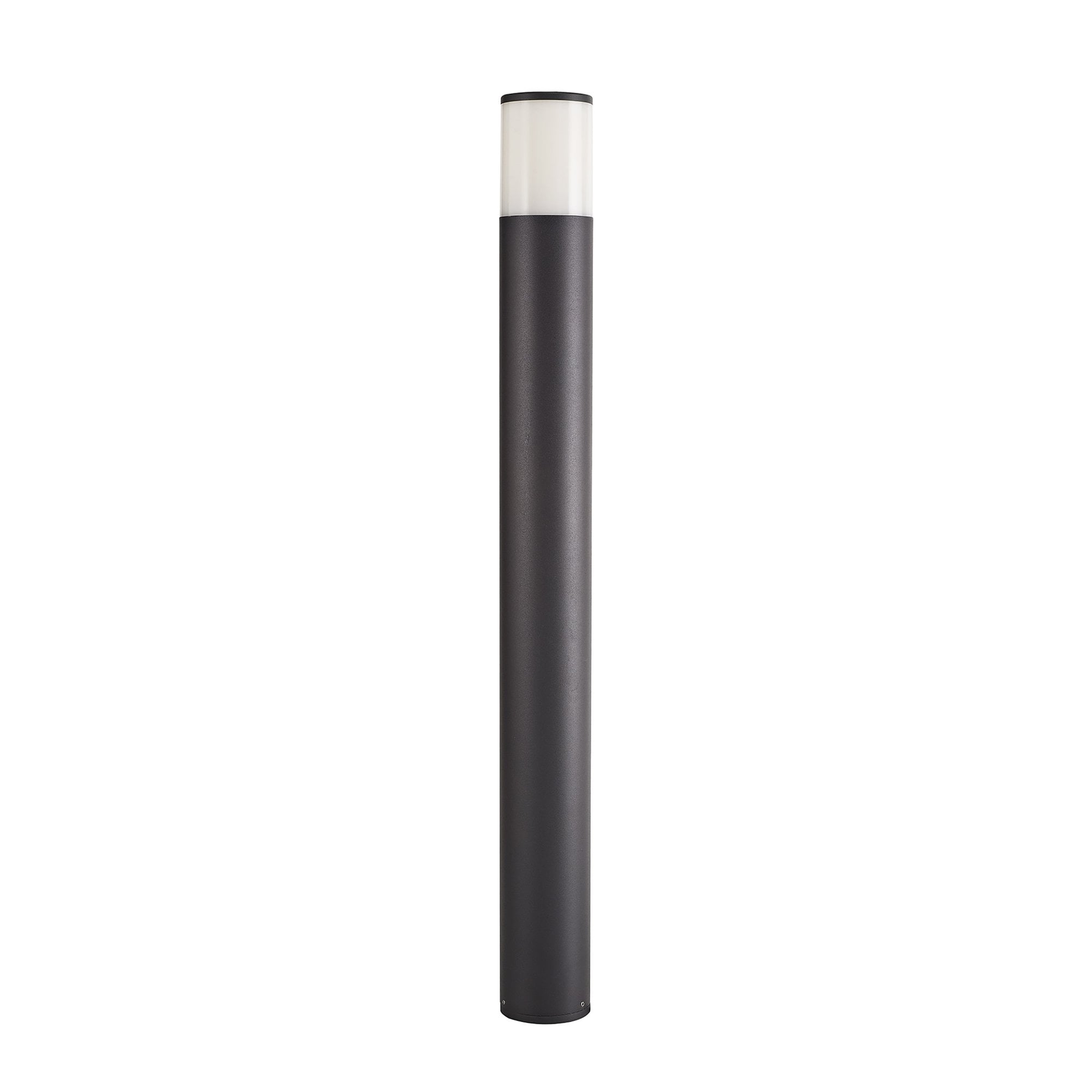 Marc Outdoor 90cm Post  Lamp 1 Light Anthracite/Opal
