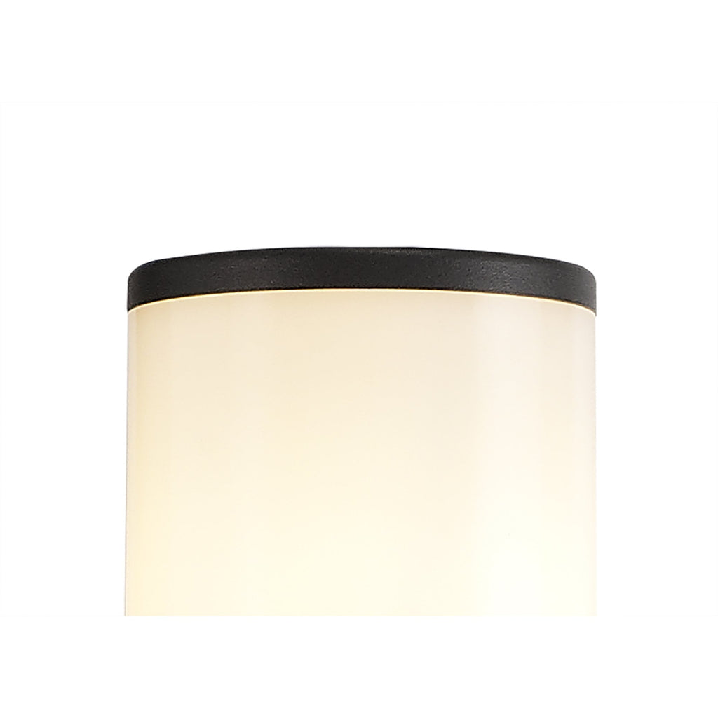 NL7779/OP9 Marc Outdoor 90cm Post Lamp 1 Light Anthracite/Opal